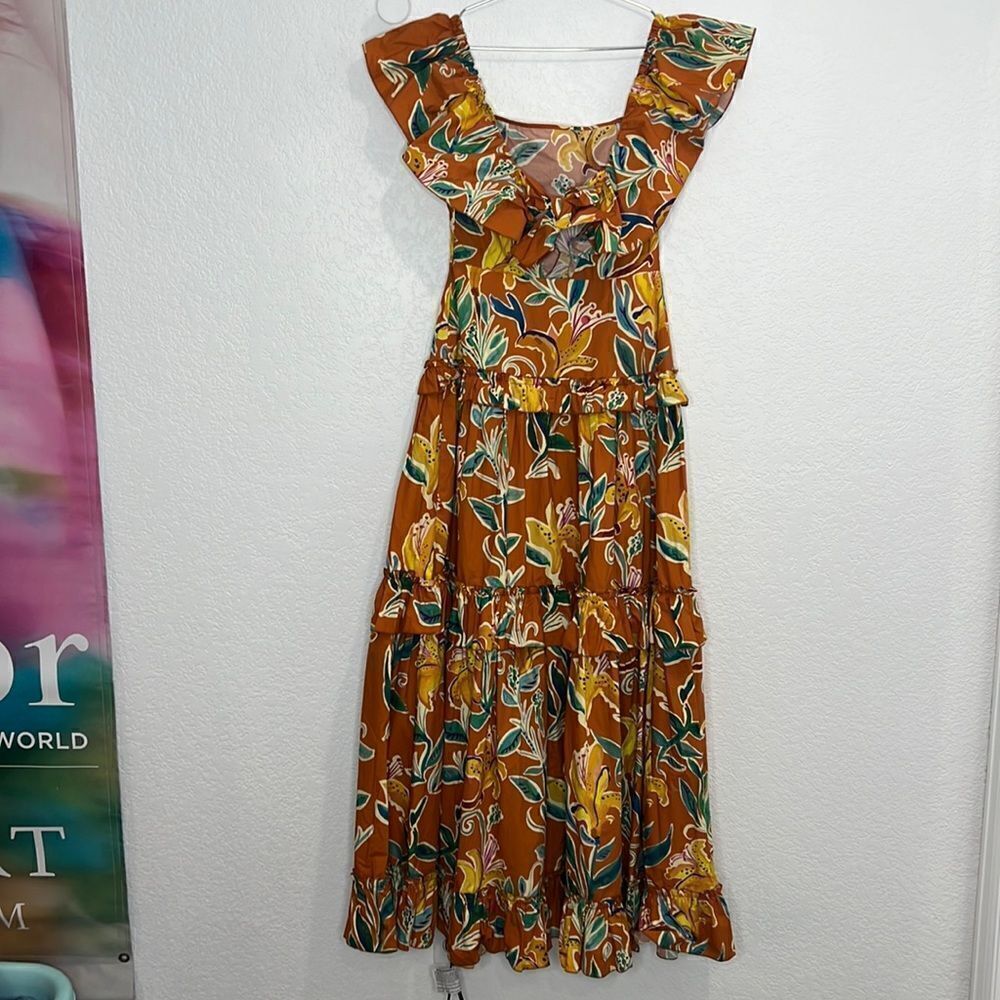 NWT La Double J Scarlett Dress Lily in Popeline Cotton Small - Picture 8 of 16